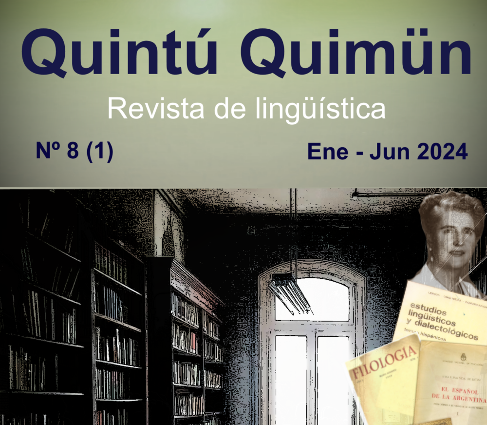 Portada revista Quintú Quimün. de lingüística.