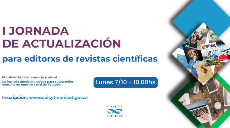 I Jornada de Actualización para Editorxs de Revistas Científicas