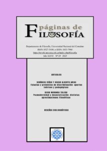 Paginas de filosofia Vol. 26 Núm. 29