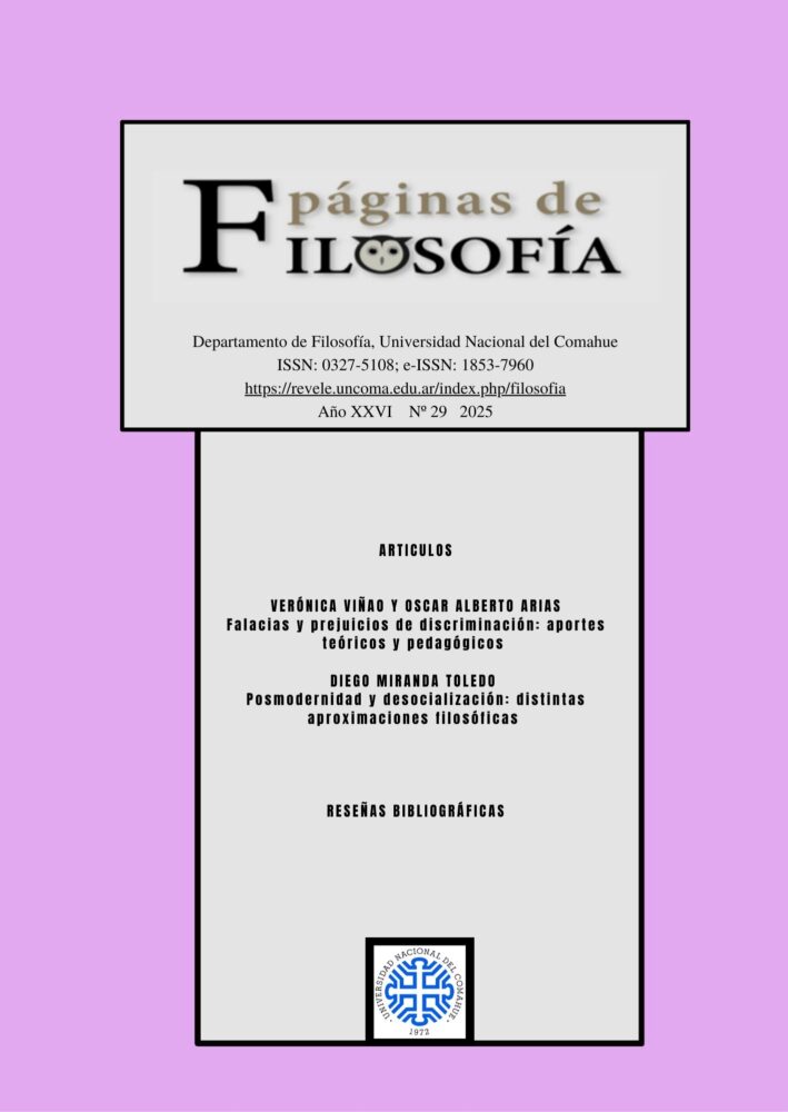 Paginas de filosofia Vol. 26 Núm. 29
