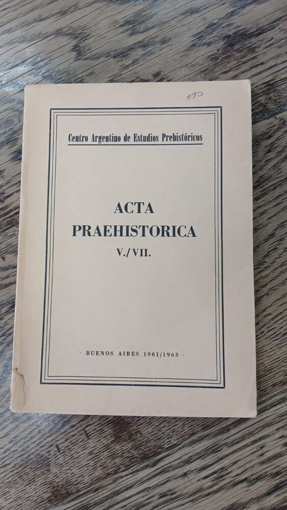 TAPA ACTA PRAEHISTORICA